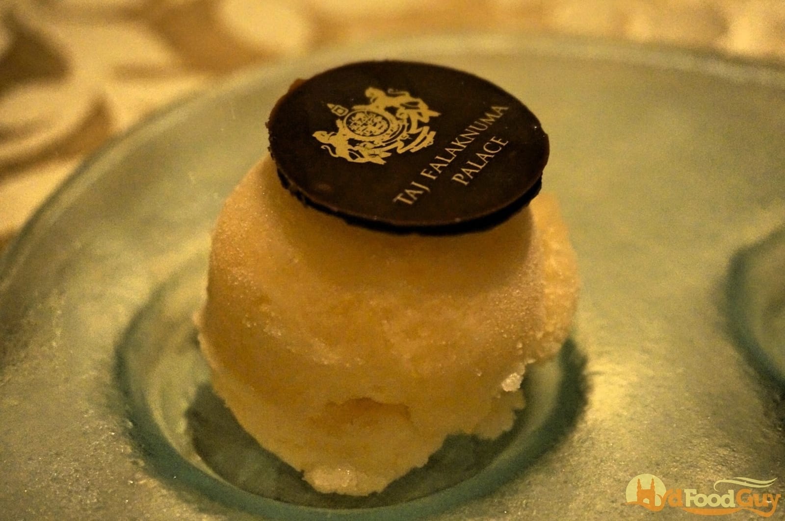 historical sweets at Taj Falaknuma