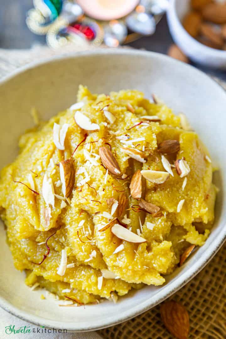 Badam Halwa at Alishan