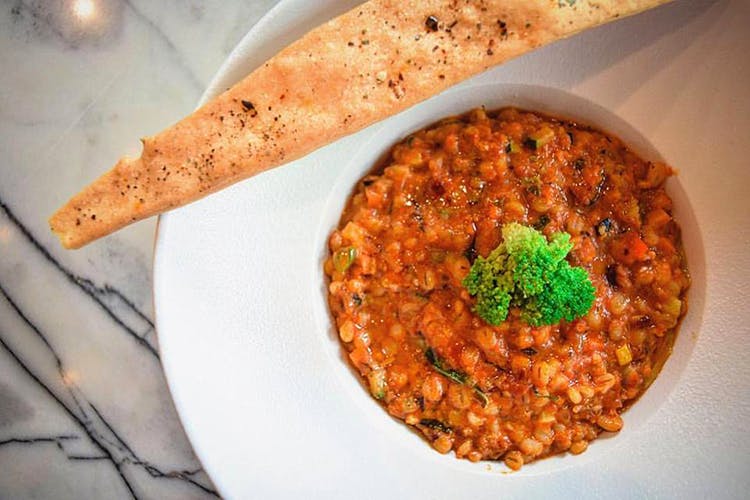 Mushroom Pav Bhaji