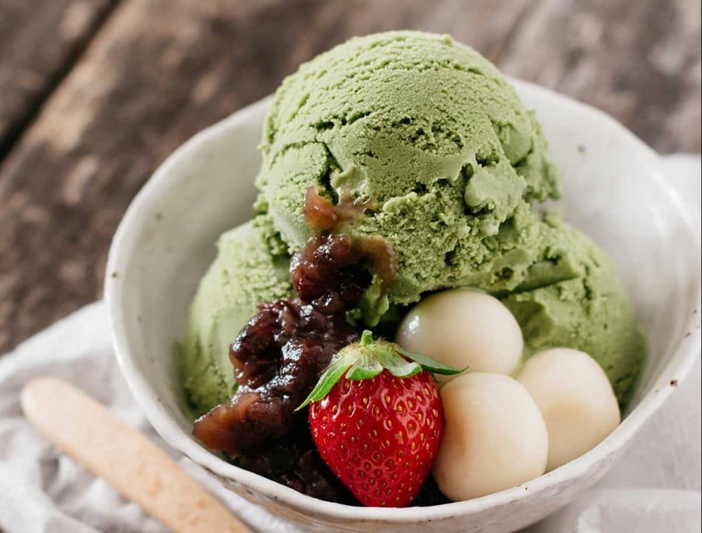 Matcha ice cream
