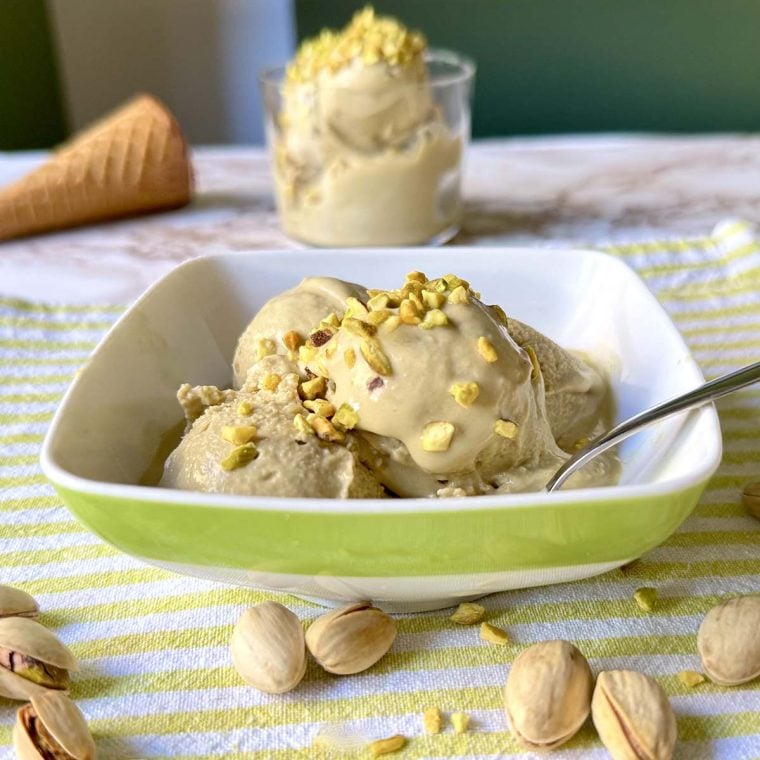 Pistachio gelato