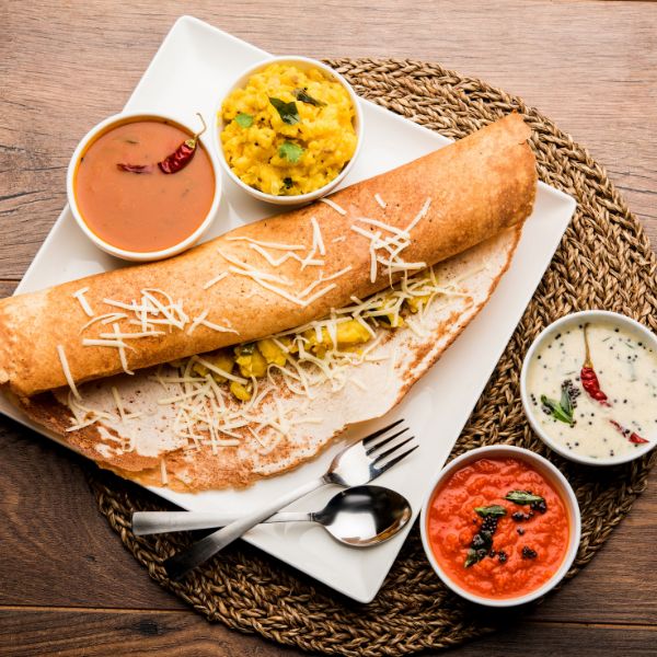 Dhananjay style paneer dosa