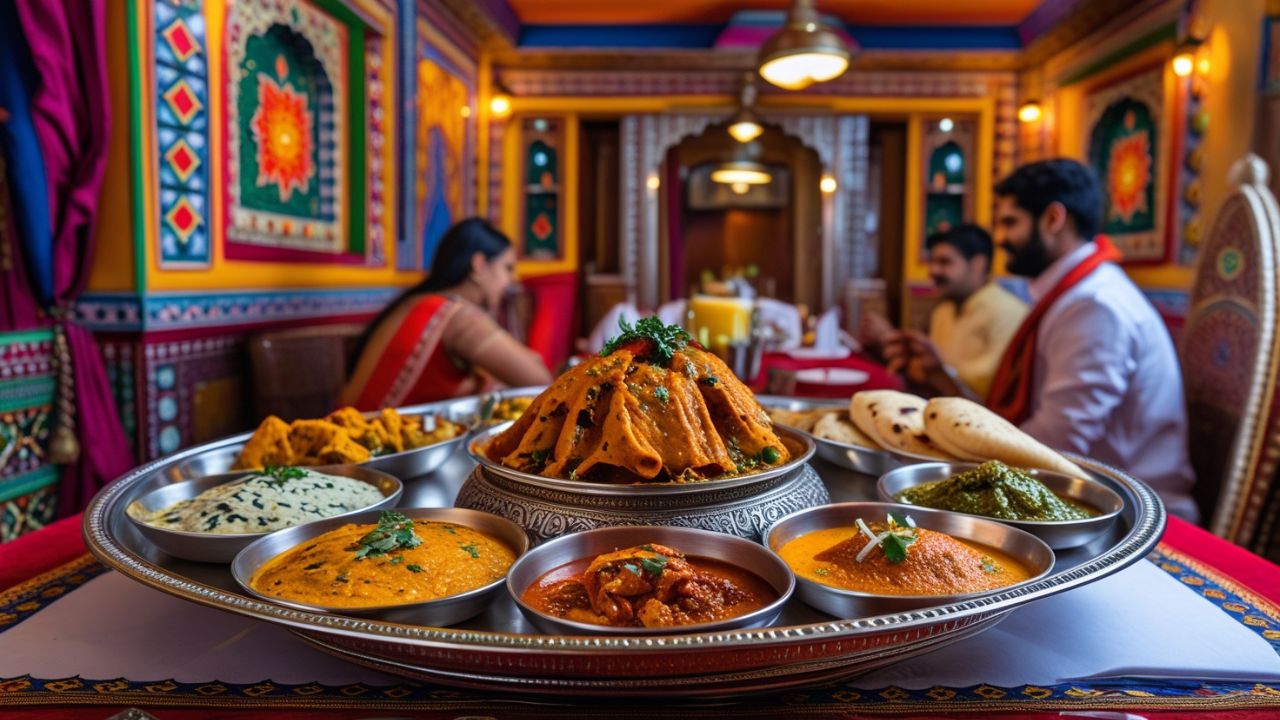 Rajasthani thali Banawar