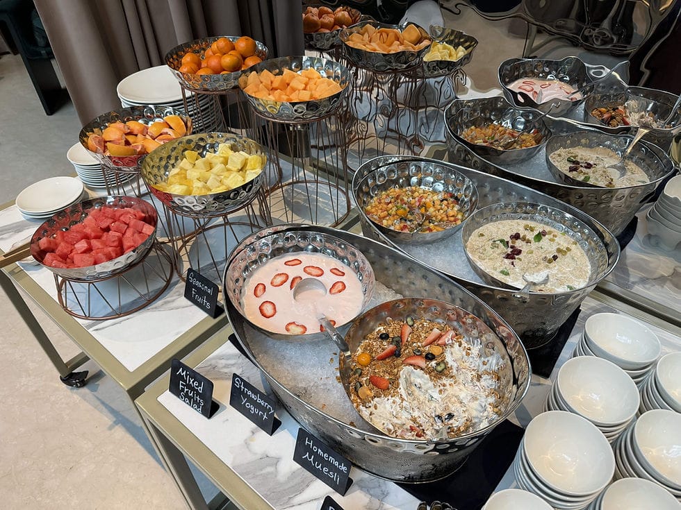 complimentary breakfast at Mondrian