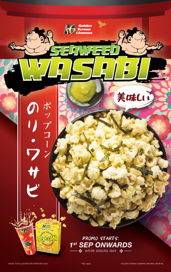 Wasabi popcorn