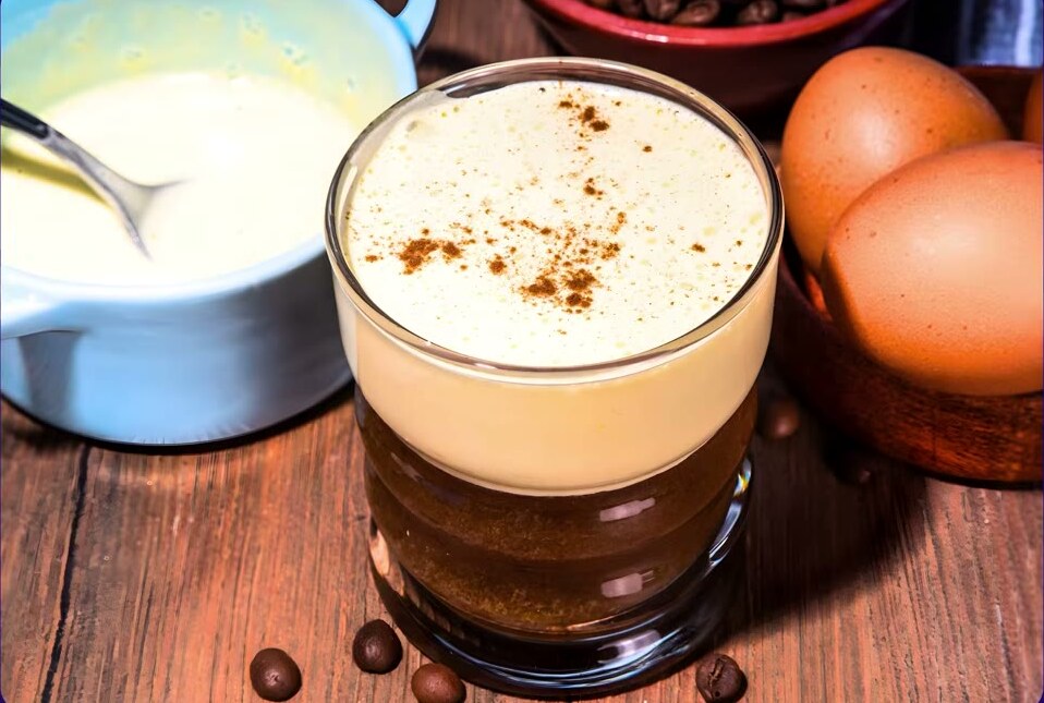 Egg coffee